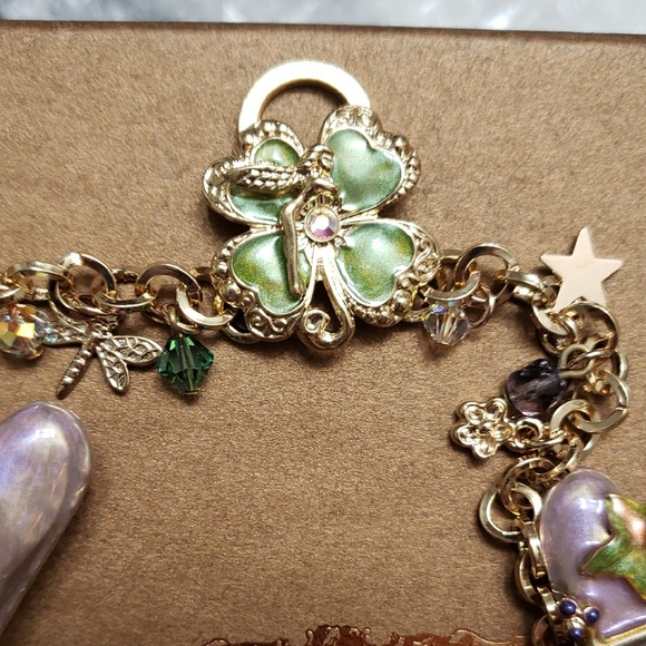 Kirks Folly Enchanted Fairy Horseshoe with Gold and Purple Hues - Picture 6 of 6